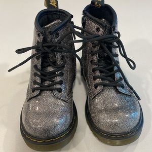Like new Glitter Doc Martens